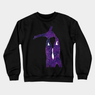 A women’s trio doing double support crocodile Crewneck Sweatshirt